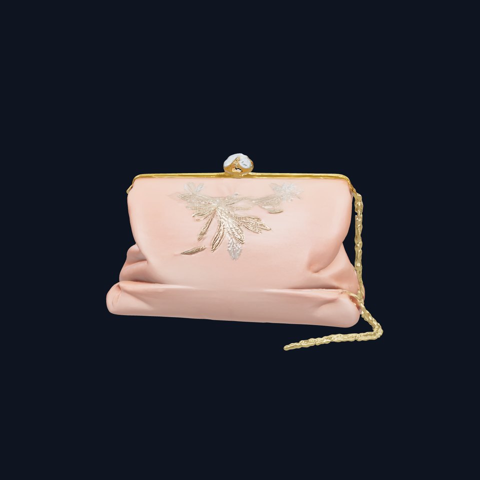 Elegant Velvet Clutch model pack